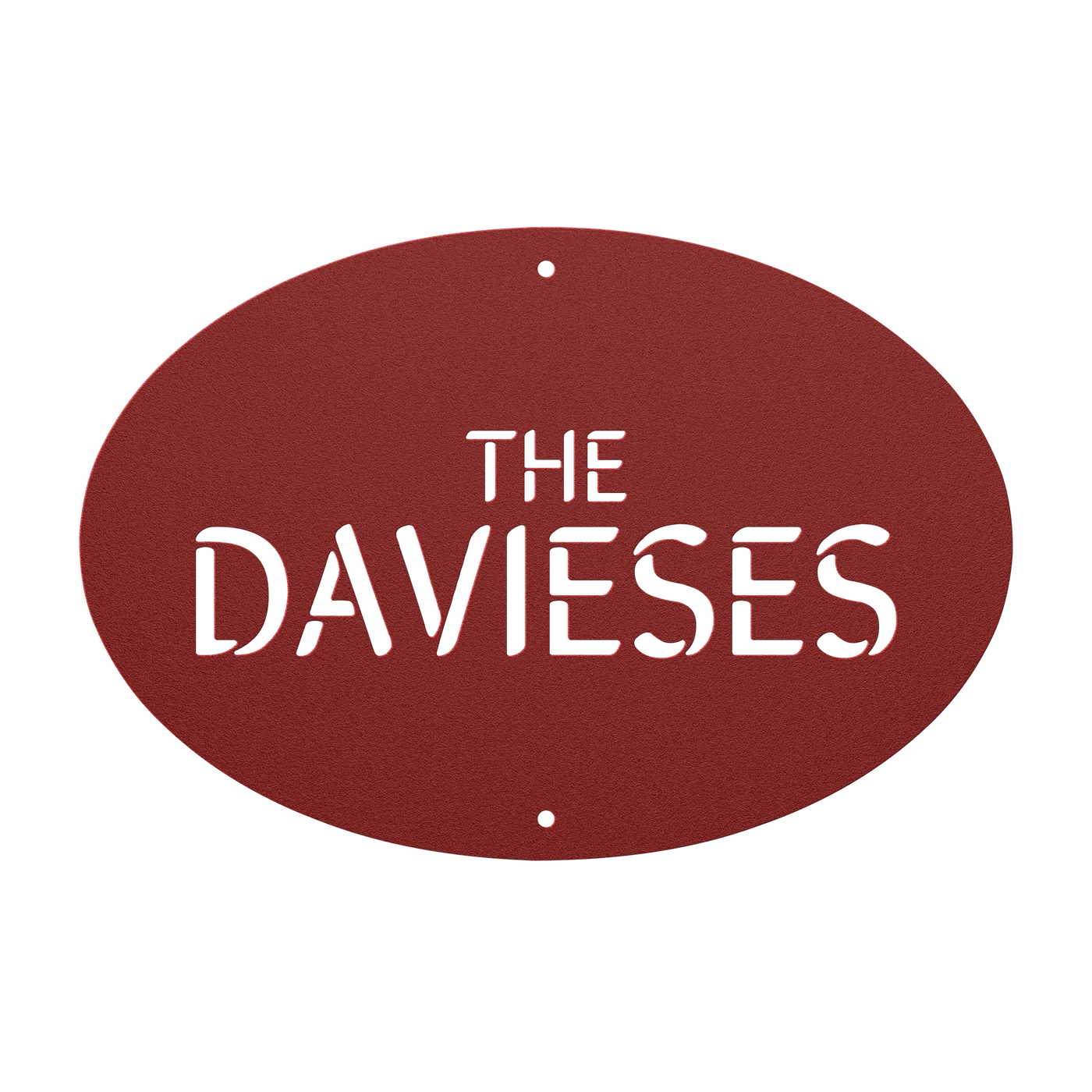 The Davieses, oval